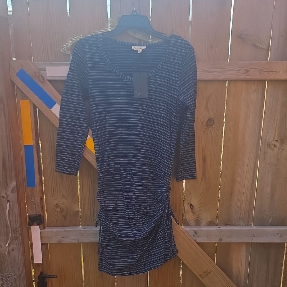Striped Blue Dress